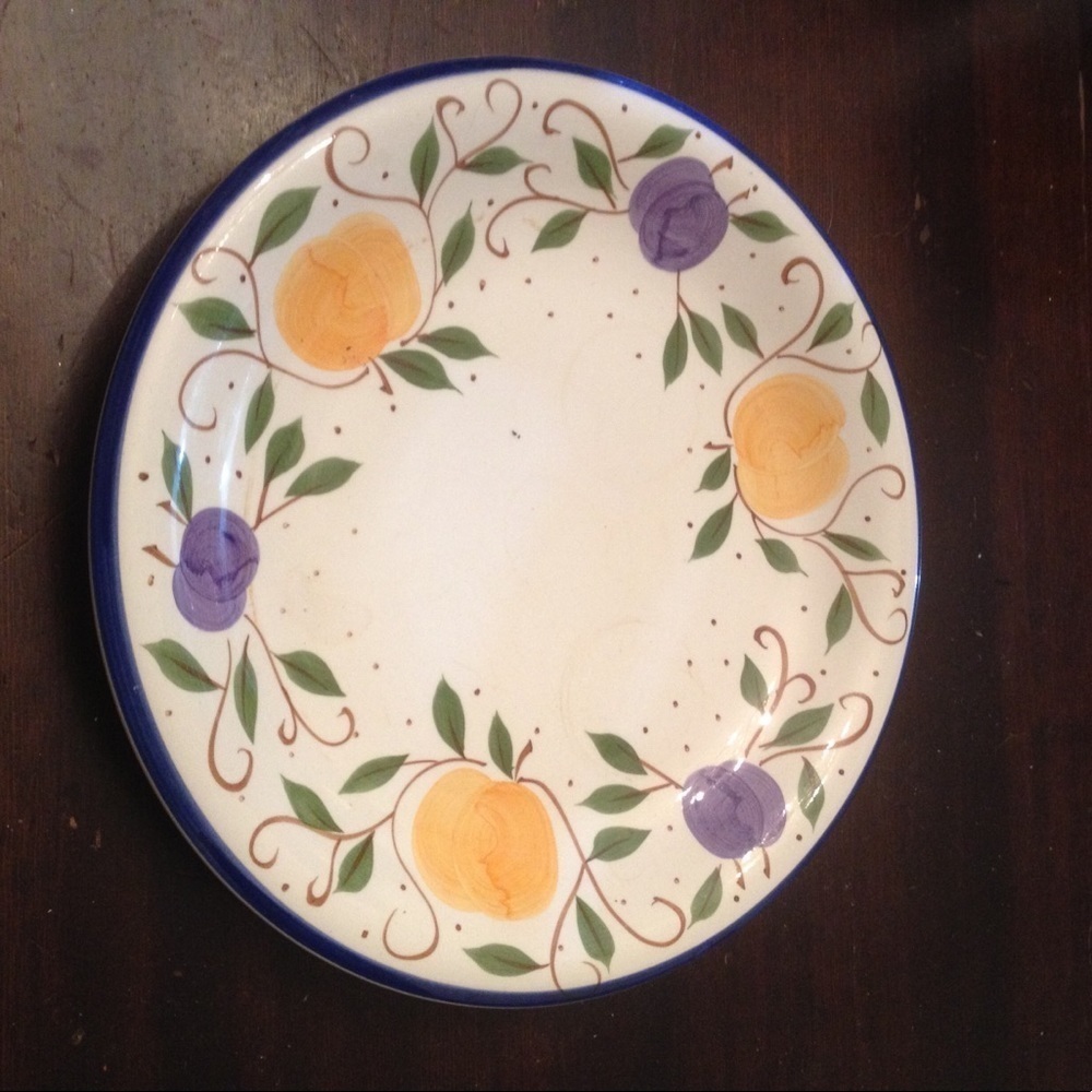Floral Plate.
